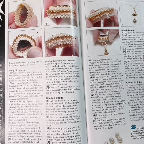 Bead & Button Magazine Jewelry Crafting Book u June 2012 Issue 109 - Picture 8 of 8